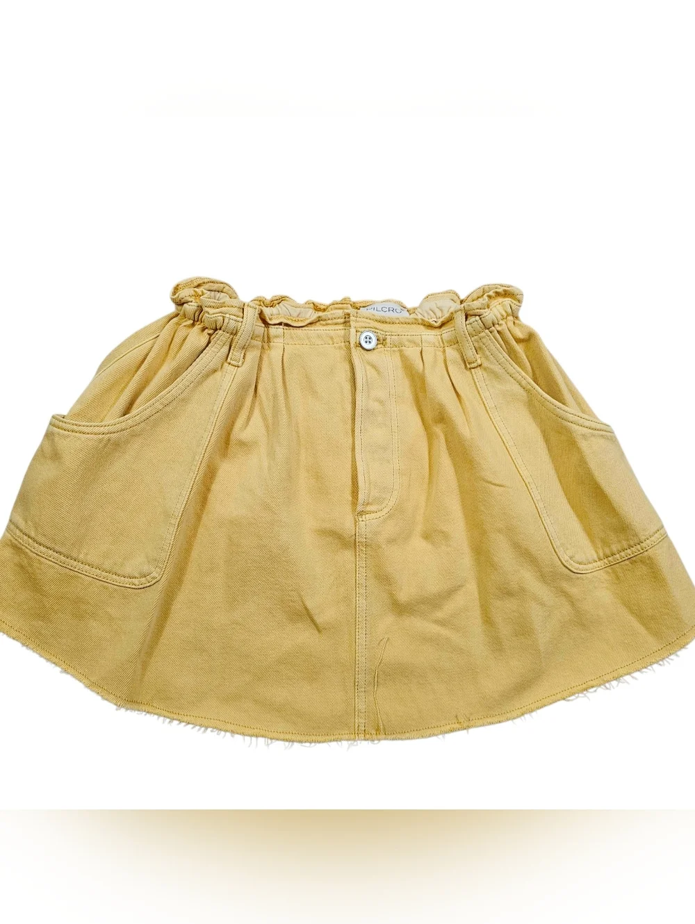 Pilcro Anthropologie Reworked Denim Skater Mini Skirt S - Picture 5 of 11